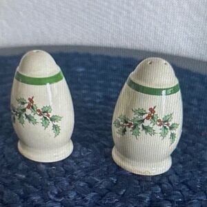 Spode Ceramic Salt and Pepper Shakers
